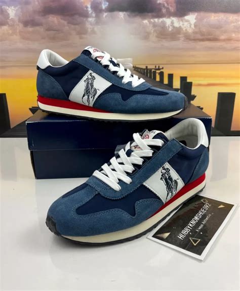 fake polo shoes navy blue white|ralph lauren polo shoes.